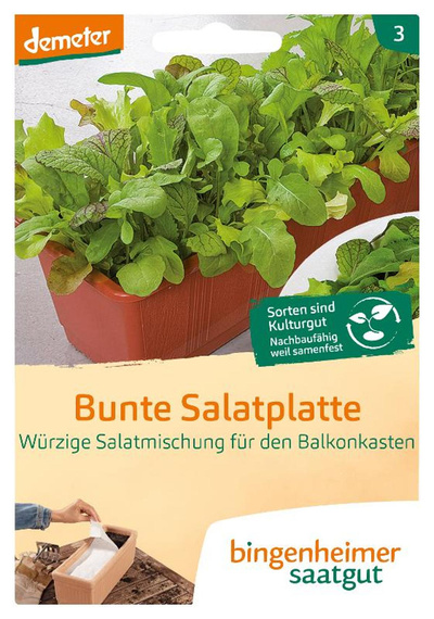Produktfoto zu Bunte Salatplatte Saatplatte