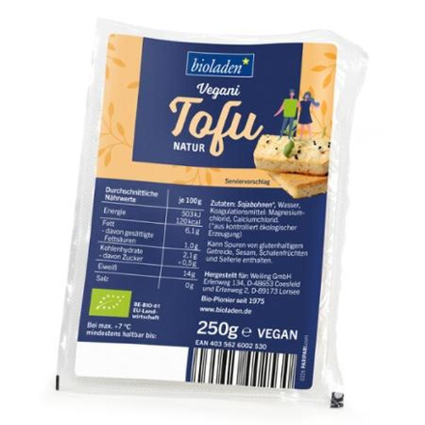 Produktfoto zu Tofu natur