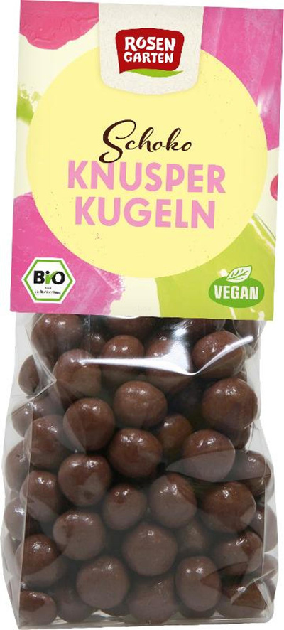 Produktfoto zu Vegane Schoko Kugeln mit Knusp