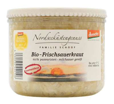 Produktfoto zu Frischsauerkraut im Glas
