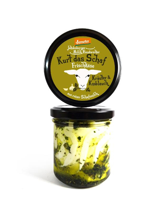 Produktfoto zu Kurt das Schaf - Frischkäse mit Kräutern