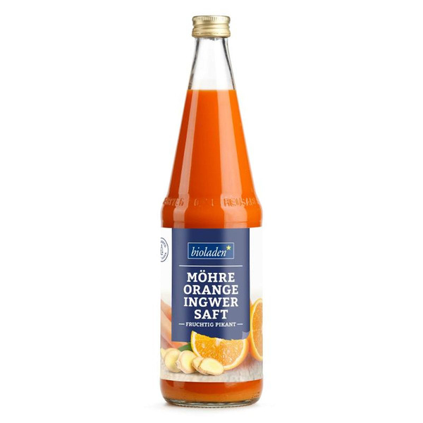Produktfoto zu Möhre Orange Ingwer Saft