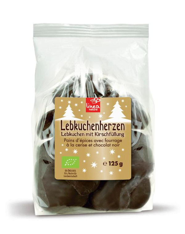 Produktfoto zu Lebkuchenherzen gefüllt Kirsch