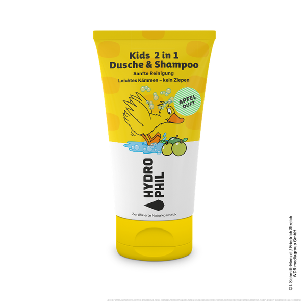 Produktfoto zu 2in1 Shampoo & Dusche Ente Apf