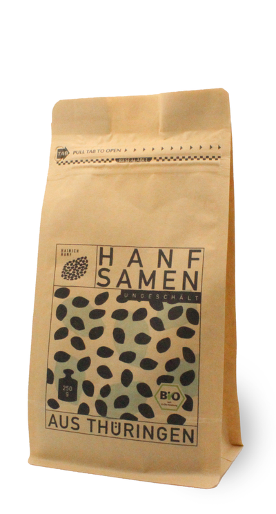 Produktfoto zu Hanfsamen ungeschält 250g