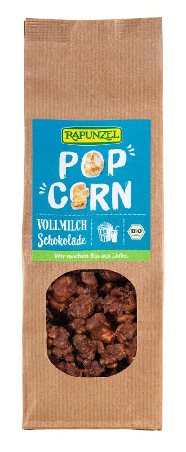 Produktfoto zu Rapunzel Popcorn Vollmichlschokolade