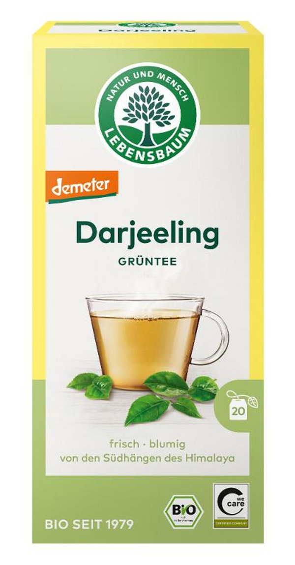 Produktfoto zu Grüntee Darjeeling TB
