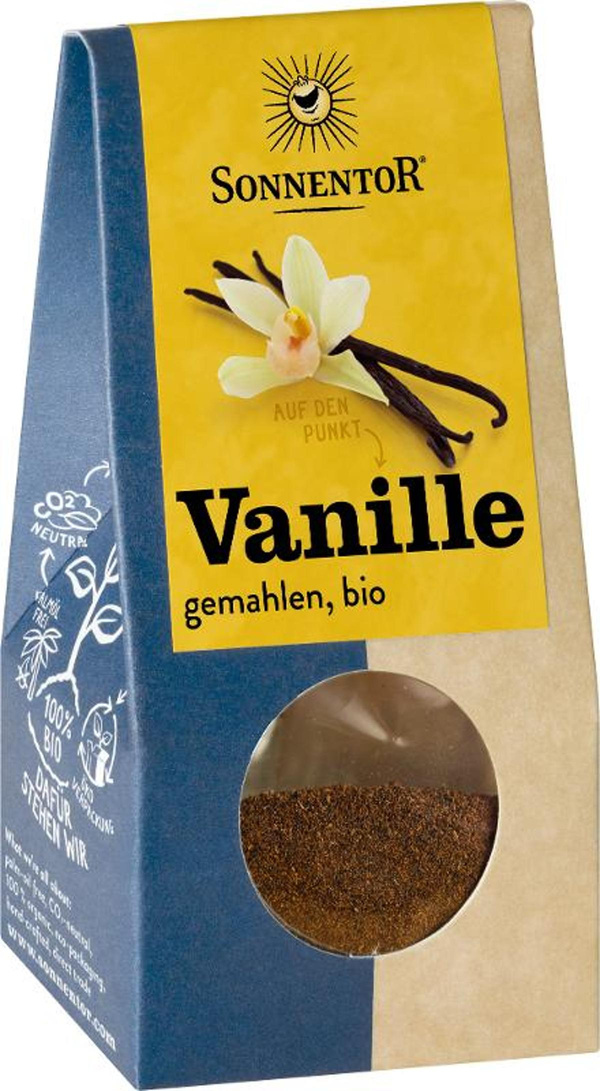 Produktfoto zu Vanillepulver gemahlen Tüte