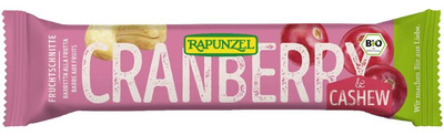 Produktfoto zu Rapunzel Fruchtschnitte Cranberry-Cashew