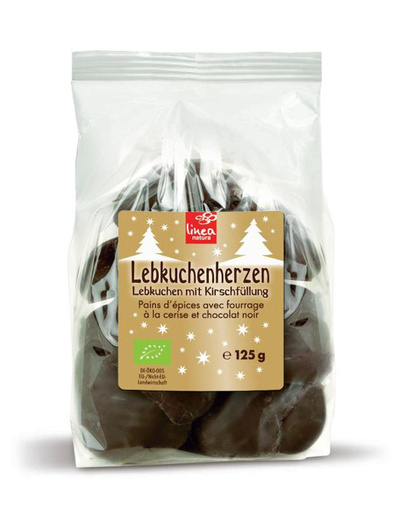 Produktfoto zu Lebkuchenherzen gefüllt Kirsch