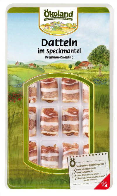 Produktfoto zu Datteln im Speckmantel