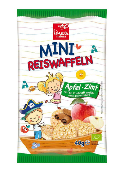 Produktfoto zu Mini Reiswaffeln Apfel-Zimt