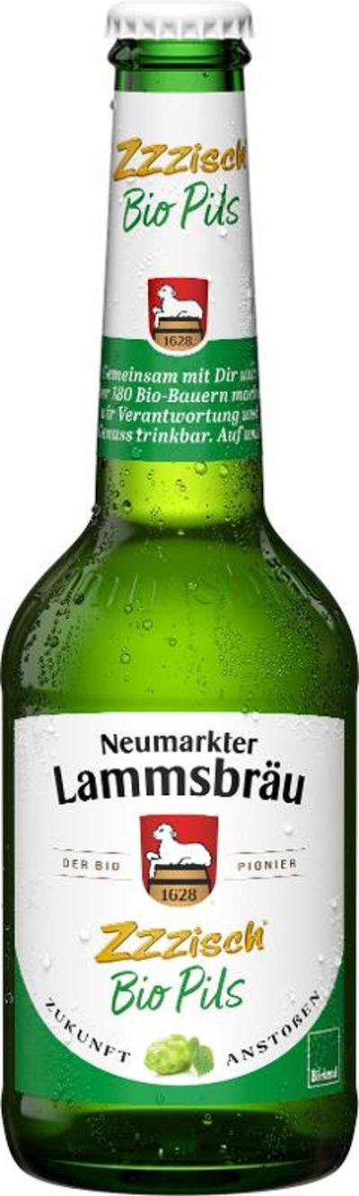 Produktfoto zu Lammsbräu Edelpils 0,33l Kaste