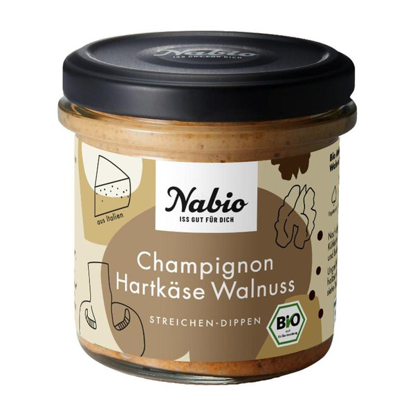 Produktfoto zu Champignon Hartkäse Walnuss Au