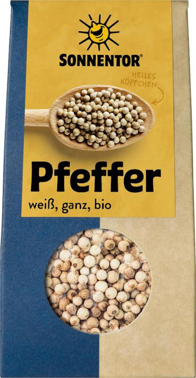 Produktfoto zu Pfeffer weiß, ganz