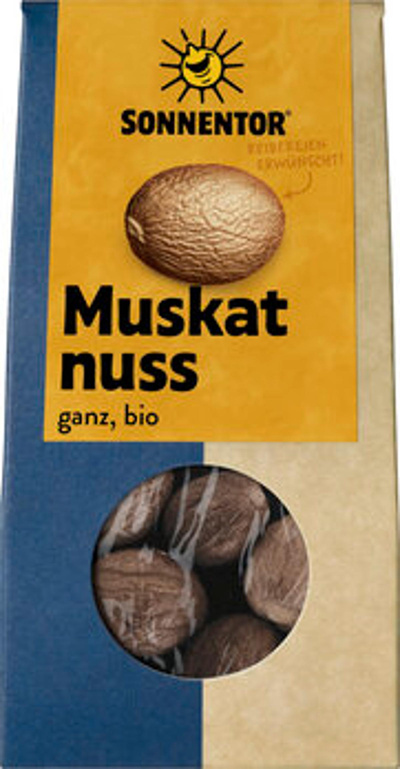 Produktfoto zu Muskatnüsse teilw halbier