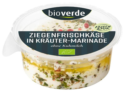 Produktfoto zu Ziegen Frischkäse Kräutermarin
