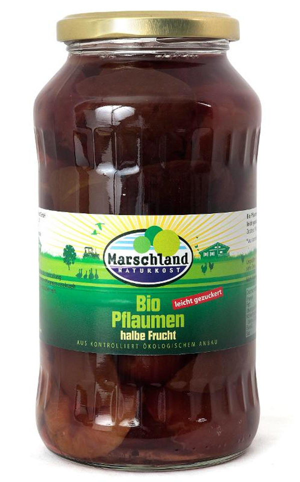 Produktfoto zu Pflaumen im Glas