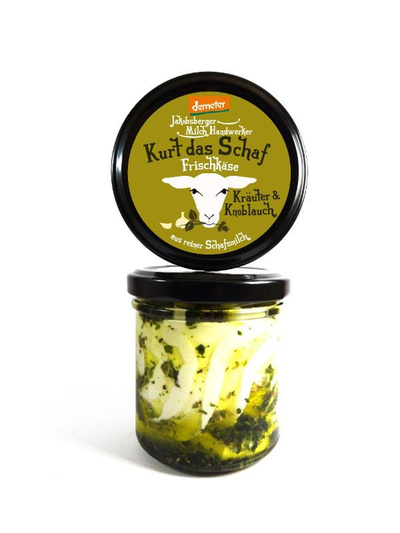 Produktfoto zu Kurt das Schaf - Frischkäse mit Kräutern